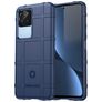 Mobigear Rugged Shield Coque POCO F4 Coque arrière en TPU Souple Anti-Chocs - Bleu