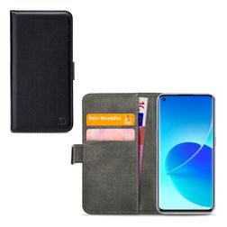 Mobilize Classic Gelly Wallet OPPO Reno 6 5G Étui Portefeuille - Noir