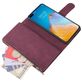 Mobigear Zipper Housse Huawei P40 Etui Porte-Monnaie - Rouge