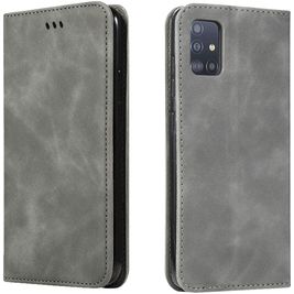 Mobigear Retro Slim Housse Samsung Galaxy A71 Etui Porte-Monnaie - Noir