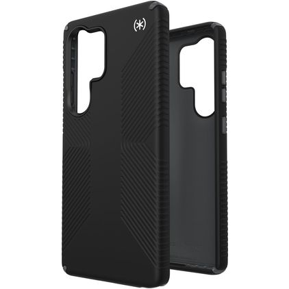 Speck Presidio2 Grip Coque Samsung Galaxy S25 Ultra Coque arrière Rigide Anti-Chocs - Noir