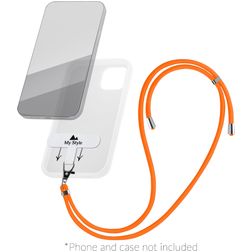 My Style Lanyard - Cordon de téléphone universel ajustable - Orange
