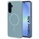 Mobiparts Slim Line Samsung Galaxy A36 MagSafe Plastique rigide Coque arrière - Sage Green
