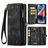 Caseme 008 Housse iPhone 14 Plus Etui avec Coque Détachable Porte-Monnaie - Noir