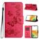 Mobigear Butterfly Samsung Galaxy A35 Étui Portefeuille - Rouge