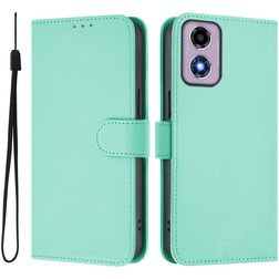 Mobigear Urban Wallet Housse Motorola Moto G04 Etui Porte-Monnaie - Menthe