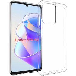 Mobigear Basics Coque Transparente HONOR X7A Coque arrière en TPU Souple - Transparent