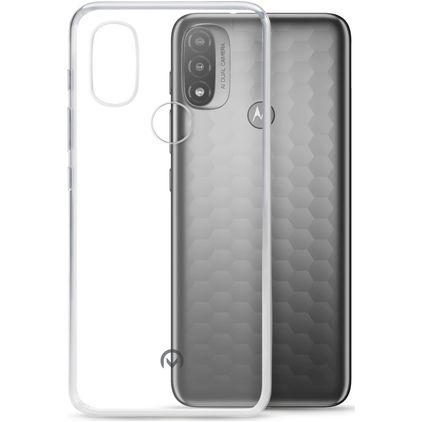 Mobilize Gelly Coque Transparente Motorola Moto E20 Coque arrière en TPU Souple - Transparent