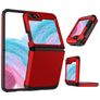 Mobigear Non-slip Armor Coque Samsung Galaxy Z Flip 5 Coque arrière Rigide Anti-Chocs - Rouge