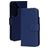 Mobiparts Wallet Housse Samsung Galaxy S26 Etui en Cuir Véritable Porte-Monnaie - Bleu