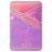 My Style Sticky Card - Porte Cartes en - 2 Cartes - Pink Shimmer