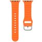 Mobigear Bumpy Bracelet Silicone Apple Watch Fermeture boucle ardillon - 49/46/45/44 mm - Orange