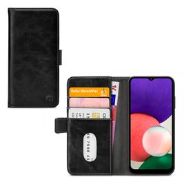Mobilize Elite Gelly Housse Samsung Galaxy A22 5G Etui Porte-Monnaie - Noir