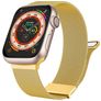 Mobigear Luxury Loop Bracelet Milanais Apple Watch Fermeture magnétique - 49/46/45/44 mm - Or