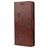 Mobigear Flowers Housse Samsung Galaxy A33 Etui Porte-Monnaie - Marron