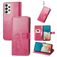 Mobigear Clover Housse Samsung Galaxy A73 Etui Porte-Monnaie - Magenta