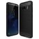 Mobigear Brushed Slim Coque Samsung Galaxy S8 Coque arrière en TPU Souple - Noir