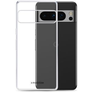 Mobilize Gelly Coque Transparente Google Pixel 8 Pro Coque arrière en TPU Souple - Transparent