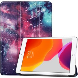 Mobigear Tri-Fold Coque iPad 9 (2021) Etui - Galaxie