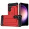Mobigear Outdoor Coque Samsung Galaxy S24 Coque arrière Rigide Anti-Chocs - Rouge