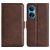 Mobigear Slim Magnet Housse HONOR X7 Etui Porte-Monnaie - Marron