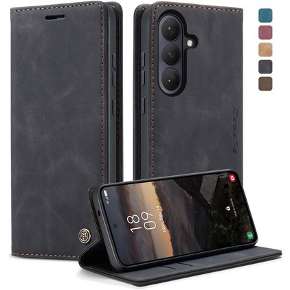 CaseMe 013 Housse Samsung Galaxy S26 Plus Etui Porte-Monnaie - Noir