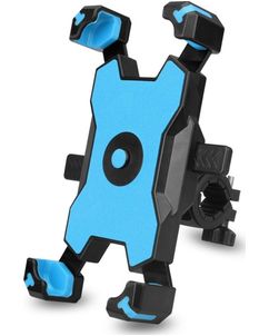 Mobigear PushHold Support Vélo Guidon Pince Universel - Bleu