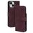 Mobiparts Classic Wallet Housse iPhone 13 Etui Porte-Monnaie - Velvet Red