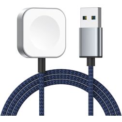 Mobigear USB-A Magnetic - Chargeur Apple Watch 1 mètre 3W 0.6A - Bleu