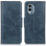 Mobigear Classy Housse Nokia X30 Etui Porte-Monnaie - Bleu