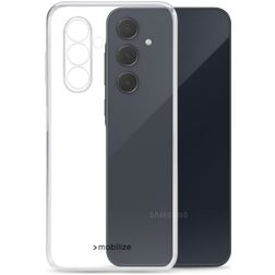 Mobilize Gelly Coque Transparente Samsung Galaxy A35 Coque arrière en TPU Souple - Transparent