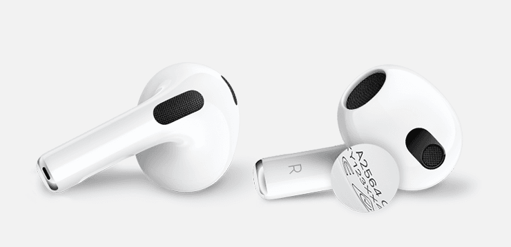 Texte sur AirPods et AirPods Pro à l'unité