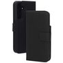 Mobiparts Wallet Samsung Galaxy A35 Cuir véritable Étui Portefeuille - Noir