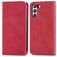 Mobigear Retro Slim Housse Samsung Galaxy S21 FE Etui Porte-Monnaie - Rouge