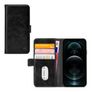 Mobilize Elite Gelly Housse iPhone 12 Pro Max Etui Porte-Monnaie - Noir