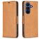 Mobigear Excellent Housse Samsung Galaxy A37 Etui Porte-Monnaie - Cognac