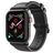 Dux Ducis Business Bracelet Cuir Apple Watch Fermeture boucle ardillon - 49/46/45/44 mm - Noir
