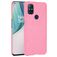 Mobigear Croco Coque OnePlus Nord N10 5G Coque arrière Rigide - Rose