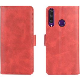 Mobigear Slim Magnet Housse Huawei Y6p Etui Porte-Monnaie - Rouge