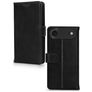 Mobilize Wallet Housse iPhone Air Etui en Cuir Véritable Porte-Monnaie - Noir