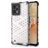 Mobigear Honeycomb Coque Realme C31 Coque arrière Rigide Anti-Chocs - Blanc