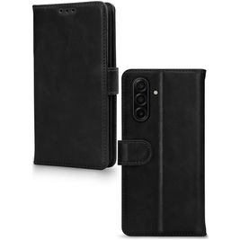 Mobilize Premium Gelly Housse Samsung Galaxy A17 Etui Porte-Monnaie - Noir