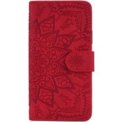 Mobigear Mandala Housse iPhone 11 Pro Etui Porte-Monnaie - Rouge