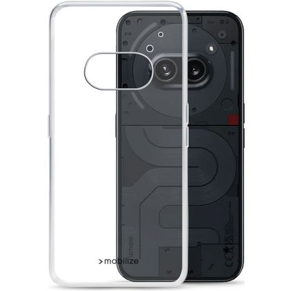 Mobilize Gelly Transparent Nothing Phone (2a) TPU souple Coque arrière - Transparent