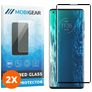 Mobigear Curved Motorola Edge (2020) Verre trempé Protection d'écran - Compatible Coque - Noir (Lot de 2)