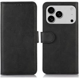 Mobigear Wallet Housse iPhone 17 Pro Etui Porte-Monnaie - Noir
