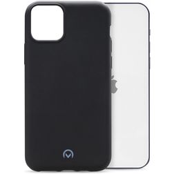 Mobilize Rubber Gelly Coque iPhone 12 Pro Coque arrière en TPU Souple - Matt Black