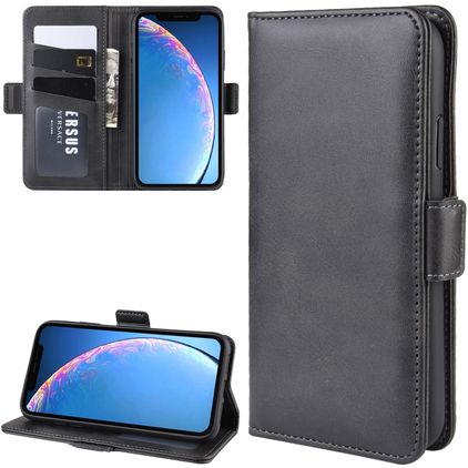 Mobigear Slim Magnet Housse iPhone 11 Etui Porte-Monnaie - Noir