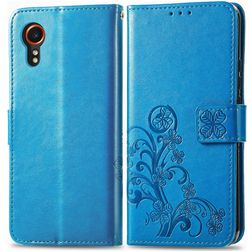 Mobigear Clover Housse Samsung Galaxy Xcover 7 Etui Porte-Monnaie - Bleu