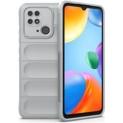 Mobigear Bumpy Xiaomi Redmi 10C TPU souple Coque arrière - Gris